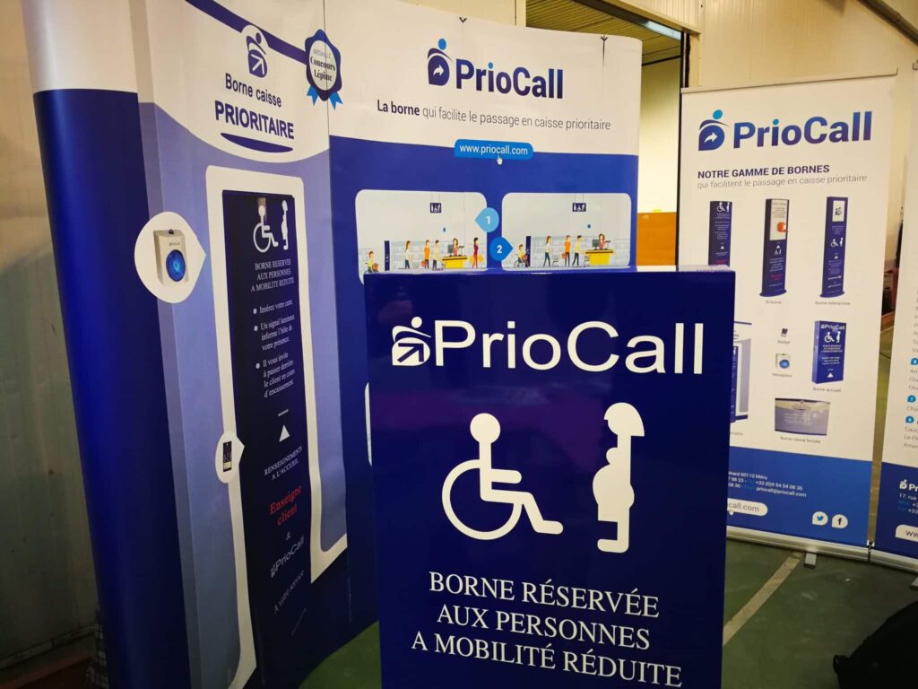 Borne pour personnes à mobilité réduite