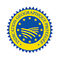 Logo de l'Union européenne avec étoiles dorées.