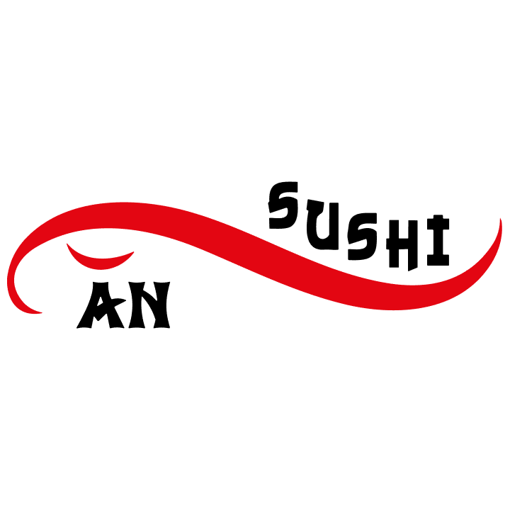 Logo stylisé avec une courbe rouge dynamique.