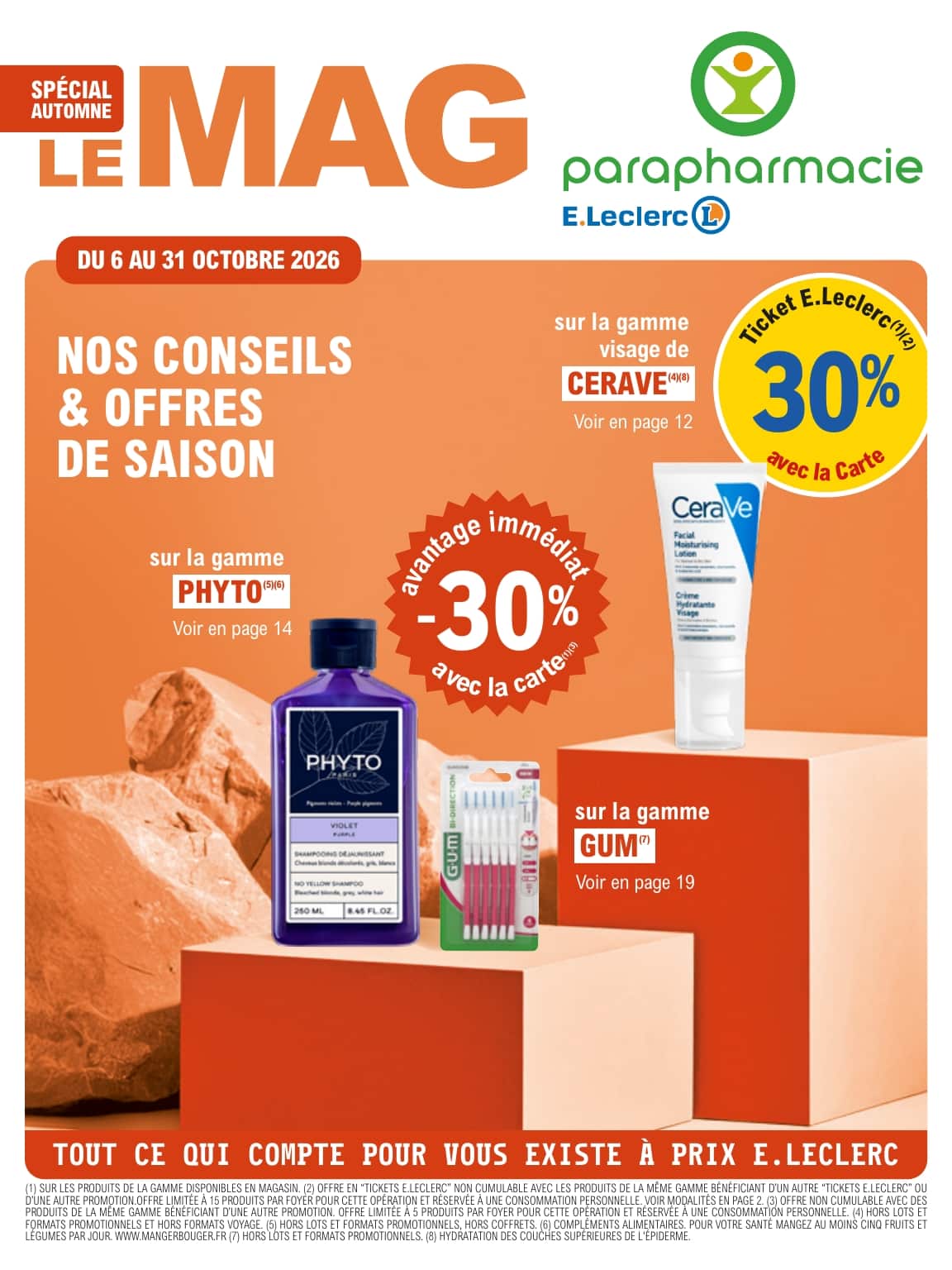 Parapharmacie d'automne