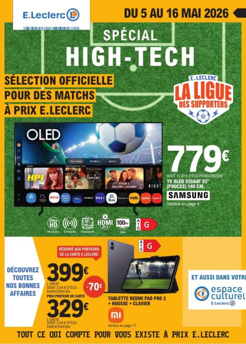 Découvrez nos offres high-tech pour les supporters.